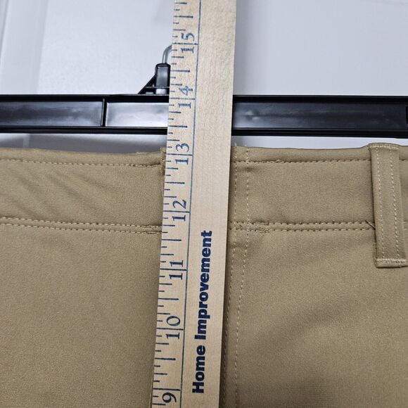NWT Zelos Hybrid Pants Men's 32x32 Tan Straight Leg Flat Front Lightweight - Picture 7 of 11